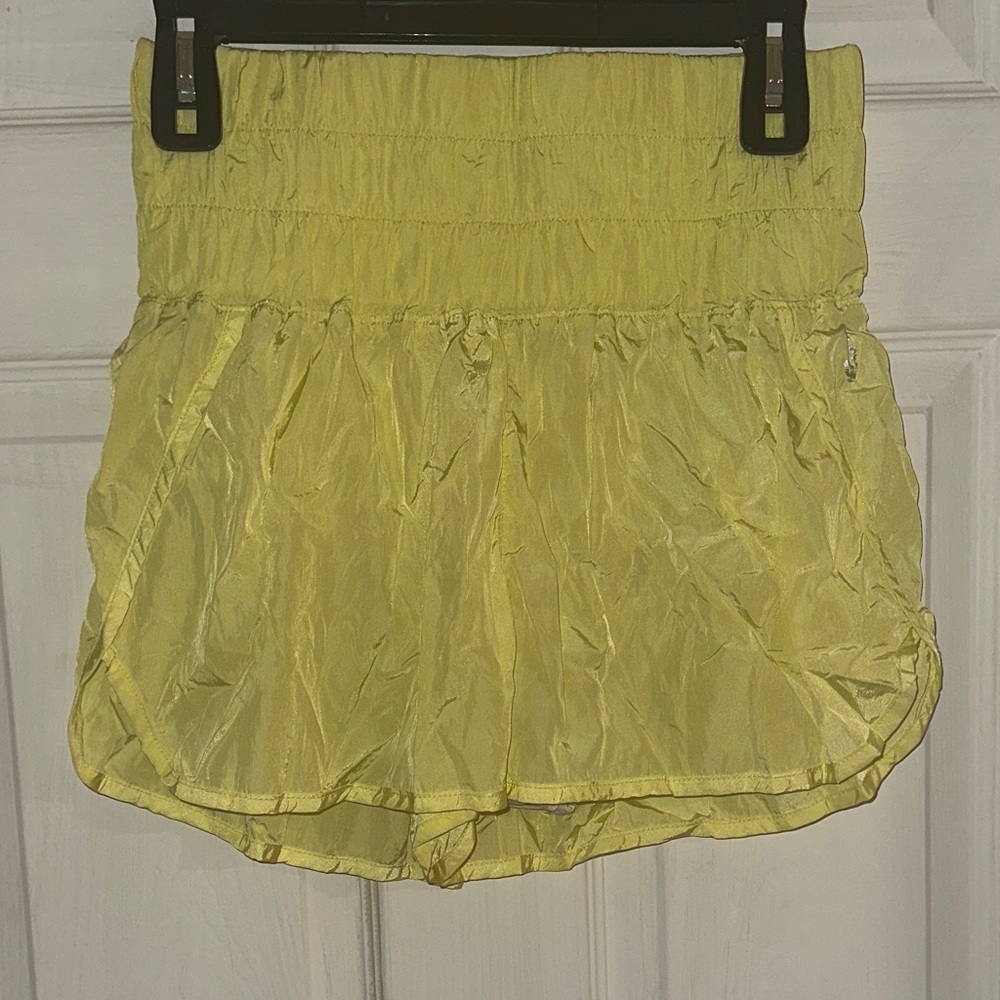 FP Movement by Free People Yellow Athletic Shorts